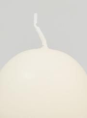 Bougie Boule de Décoration 60mm - Ivoire