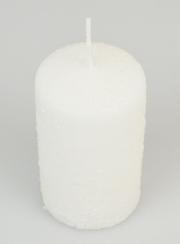 Bougie de Noël Effet Enneigé - 10cm