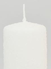 Bougie de Noël Effet Enneigé - 10cm