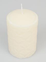 Bougie de Décoration Effet Céramique - Ivoire