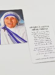 Carte de Prière à Sainte Mère Teresa