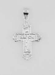 Pendentif Croix Large en Argent - 18mm