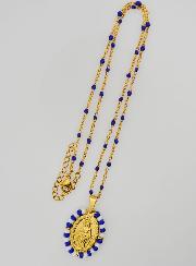 Médaille Miraculeuse Marinière & Chaîne Perlée