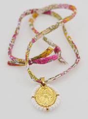 Collier Religieux Cordon Liberty - Miraculeuse Perlée