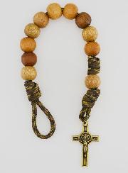 Bracelet Dizainier Gros Grains & Croix de Saint Benoit