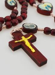 Chapelet Vierge Miraculeuse - Grains en Bois
