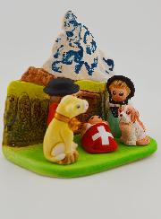 Crèche de Noël du Monde - Nativité Suisse