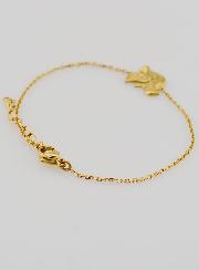 Bracelet Colombe du Saint Esprit - Inox Doré