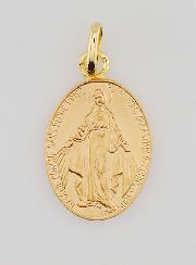 Médaille Miraculeuse Or 18k - 20mm