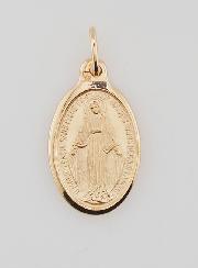 Médaille Miraculeuse en Plaqué Or - 17mm