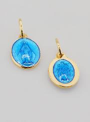 Médaille Miraculeuse en Argent Doré & Émail - 13mm