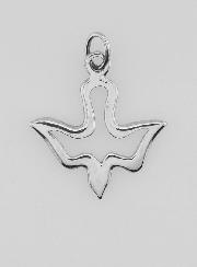 Médaille du Saint Esprit en Inox - 17mm