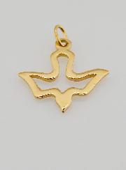 Médaille du Saint Esprit en Inox Doré