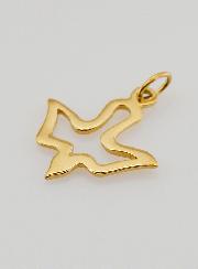 Médaille du Saint Esprit en Inox Doré