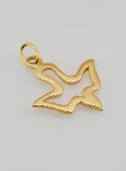 Médaille du Saint Esprit en Inox Doré