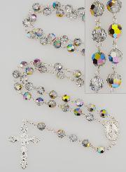 Chapelet Vierge Miraculeuse Argent 925 & Cristal