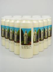 Lot de 20 Bougies de Neuvaine Notre Dame des Pauvres