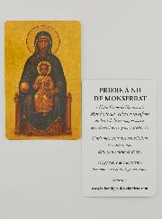 Carte de Prière à Notre Dame de Montserrat