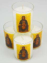 Lot de 4 Bougies Veilleuses Notre Dame de Montserrat