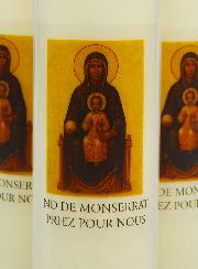 Lot de 3 Bougies de Neuvaine Notre Dame de Montserrat