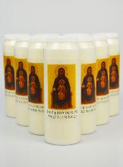 Lot de 10 Bougies de Neuvaine ND de Montserrat