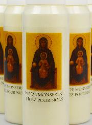 Lot de 20 Bougies de Neuvaine ND de Montserrat