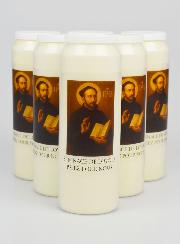 Lot de 6 Bougies de Neuvaine à Saint Ignace de Loyola