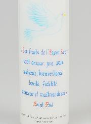 Cadeau de Confirmation - Cierge Citation 12cm