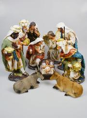 Crèche de Noël Complète 11 Santons - 30cm