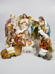 Crèche de Noël Complète 11 Santons - 30cm