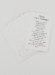 Lot de 10 Cartes de Prière aux 7 Archanges