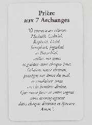 Lot de 10 Cartes de Prière aux 7 Archanges