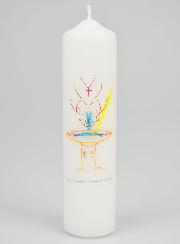 Cadeau de Baptême Pour Adulte - Cierge 20cm