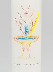 Cadeau de Baptême Pour Adulte - Cierge 20cm