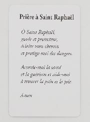 Lot de 10 Cartes de Prière à Saint Raphaël Archange