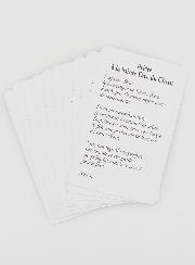 Lot de 10 Cartes de Prière à la Sainte Face du Christ