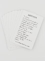 Lot de 10 Cartes de Prière Pour les Défunts