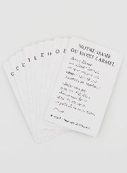 Lot de 10 Cartes de Prière N-D du Carmel