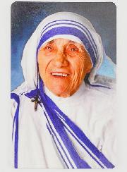 Lot de 10 Cartes de Prière à Sainte Mère Teresa