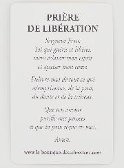 Lot de 10 Cartes de Prière de Libération