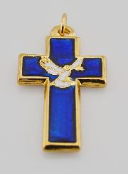 Pendentif de Confirmation Esprit Saint & Pax - Bleu