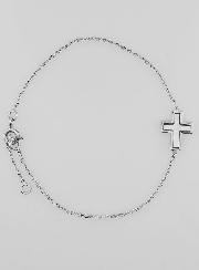 Bracelet Religieux en Argent & Croix en Nacre