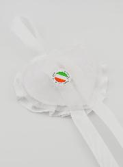 Cadeau de Baptême - Médaille de Berceau Coeur & Ange Gardien