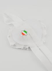 Cadeau de Baptême - Médaille de Berceau Coeur & Ange Gardien