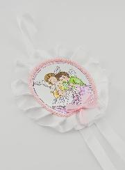 Cadeau de Baptême - Médaille de Berceau Anges Gardiens