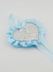 Cadeau de Baptême - Médaille de Berceau Coeur Sainte Famille