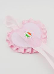 Cadeau de Baptême - Médaille de Berceau Coeur Ange Lanterne