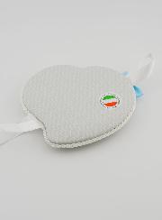 Cadeau de Baptême Garçon - Médaille de Berceau Cuir - Ange Lanterne