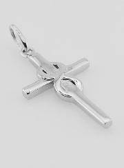 Pendentif Croix en Argent 25mm - Infini
