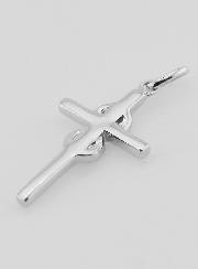 Pendentif Croix en Argent 25mm - Infini